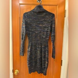 Krimson Klover Knit Turtleneck Dress